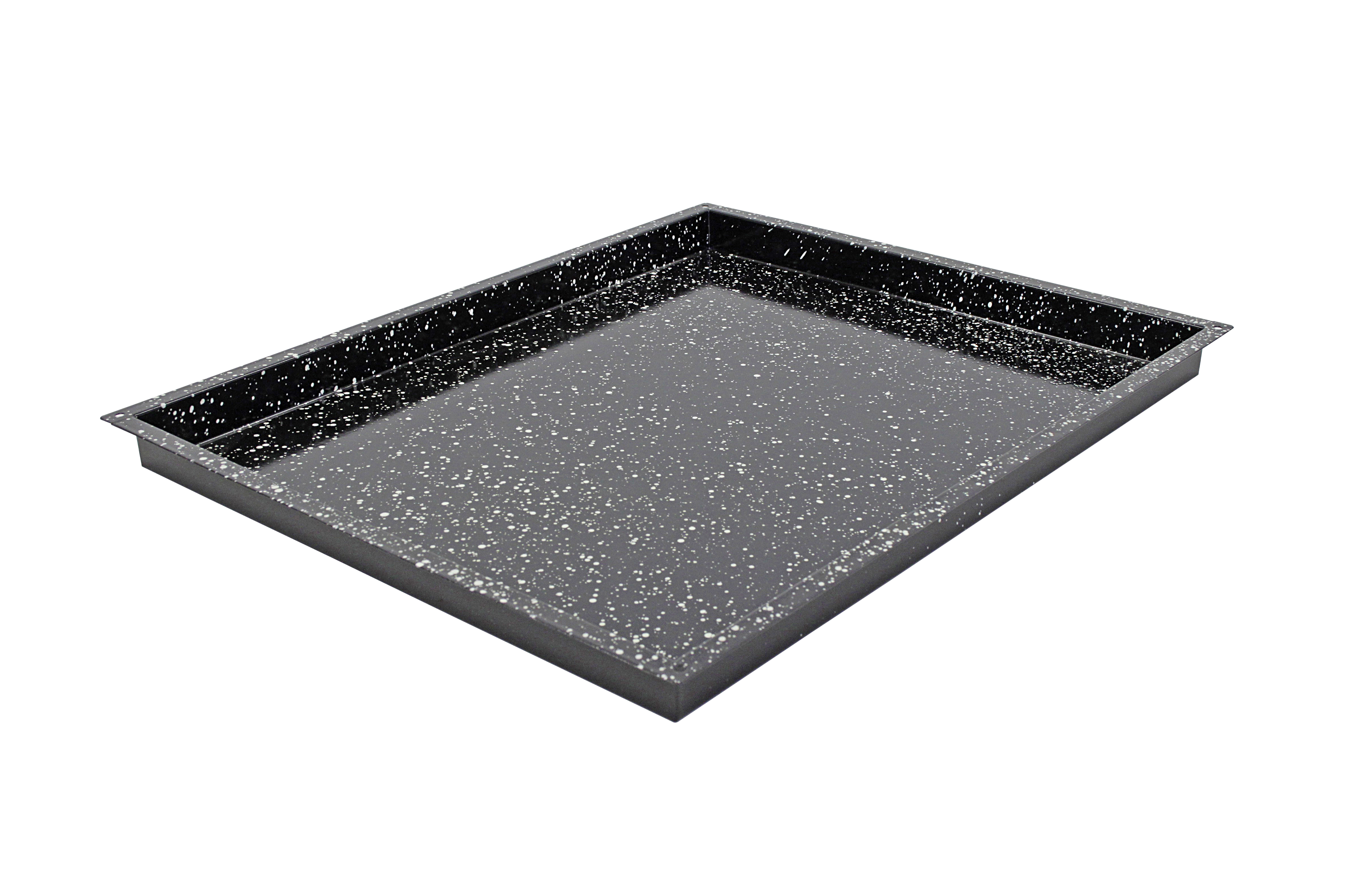 Back-, Konvektomatenblech, Stahlblech, Granit-Emaille, GN 2/1, 530 x 650 x 40 mm