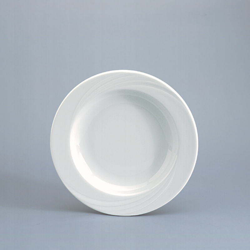 Bauscher, Donna - Teller, tief, Fahne, weiss, uni, 20 cm/ 0,22 ltr.