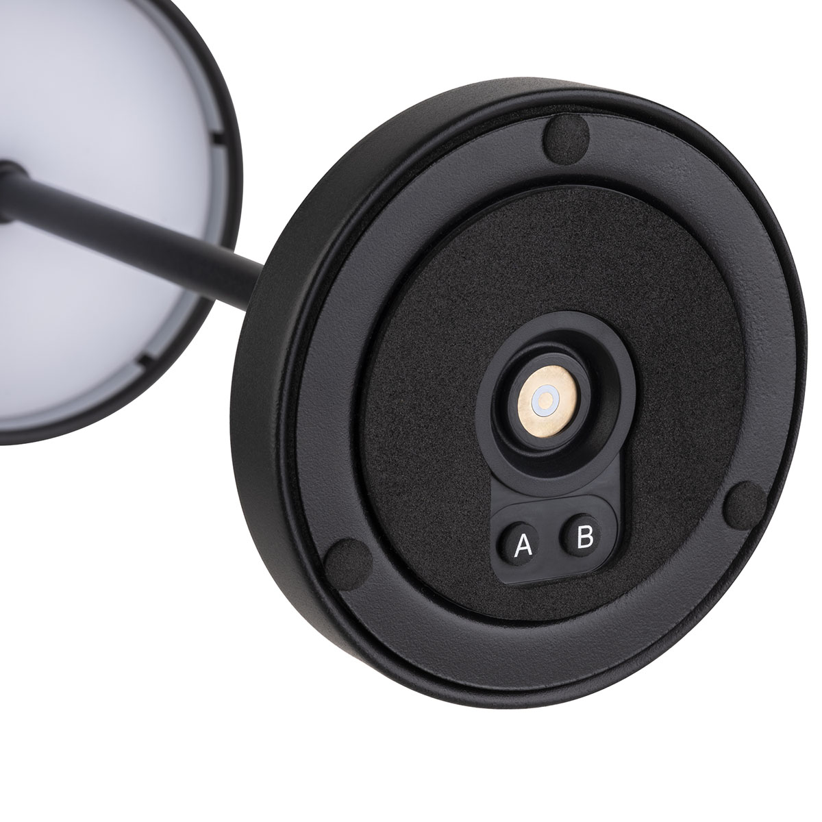 Tischleuchte MERLE MINI, Metall, Farbe: schwarz 1x LED 1,0 W / 100 lm, dimmbar in 3 Stufen, D: 9 cm, H: 25 cm