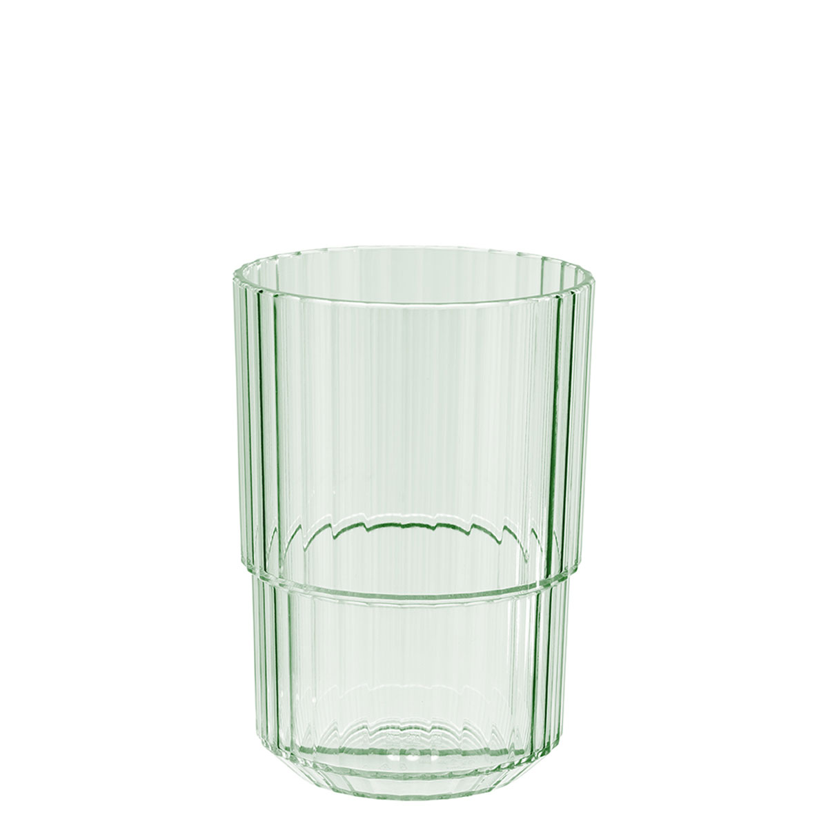Trinkbecher Linea, Tritan, D: 8,5 cm, H: 12 cm, I: 400 ml, Farbe: light green