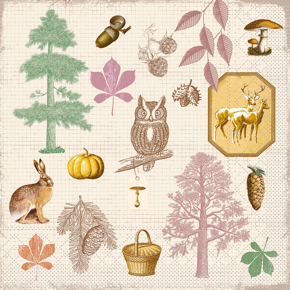 Servietten - Herbstmotiv ARAM Tissue