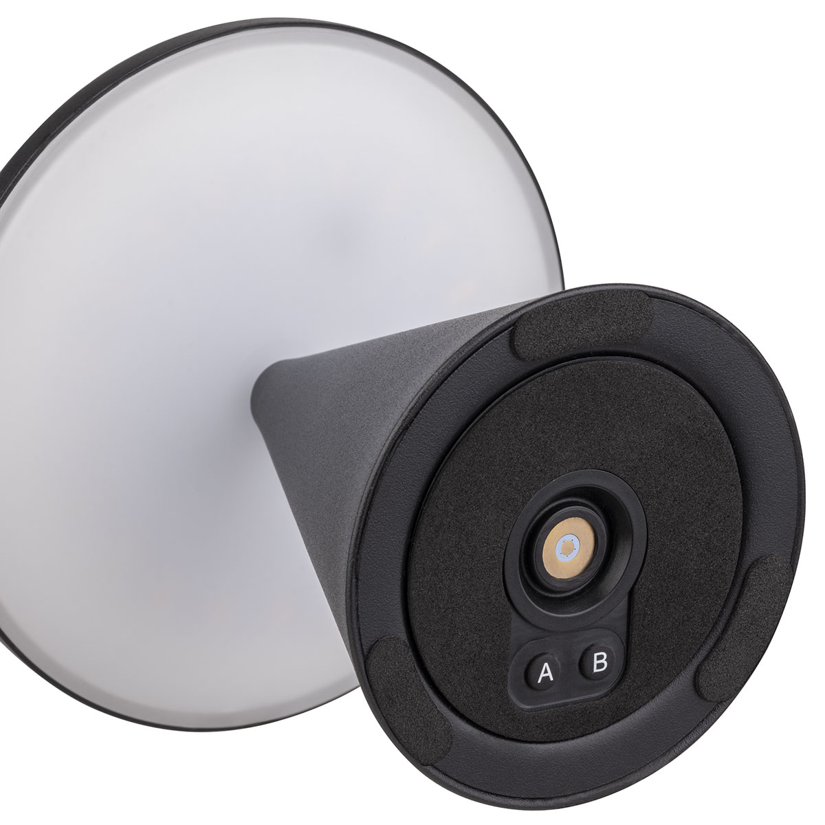 Tischleuchte CONE MINI, Metall, Farbe: schwarz, 1x LED 1,0 W / 100 lm, dimmbar in 3 Stufen, D: 13 cm, H: 11,5 cm