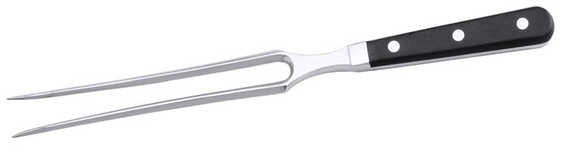 Tranchiergabel, Griff aus POM-Kunststoff, Messerstahl, Zinken: 14,5 cm, L: 30,5 cm