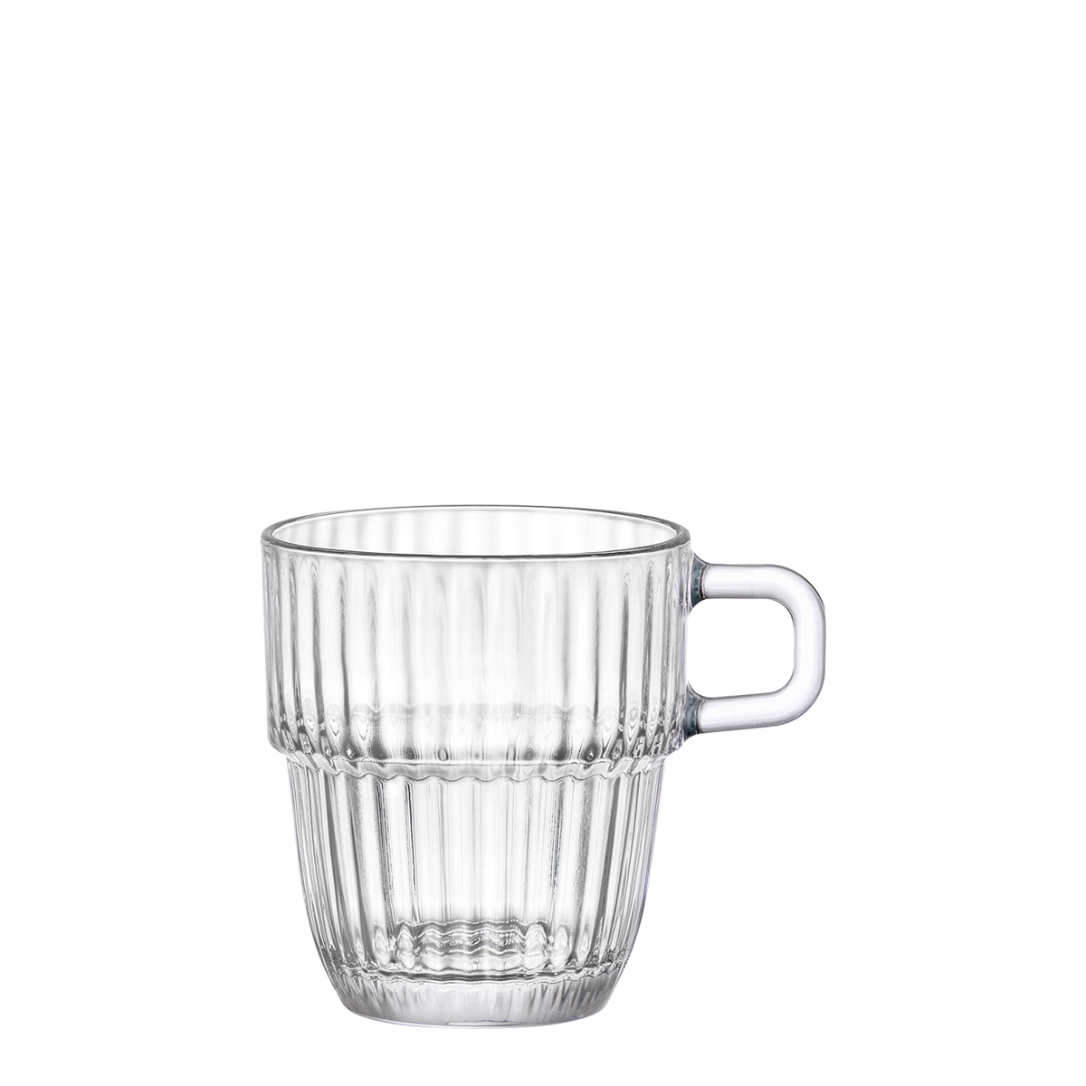 Bormioli, Barshine - Kaffee-Obere m. Hkl. stpb. 18,5 cl, Inhalt: 185 ml, D: 94 x 71 mm, H: 80 mm