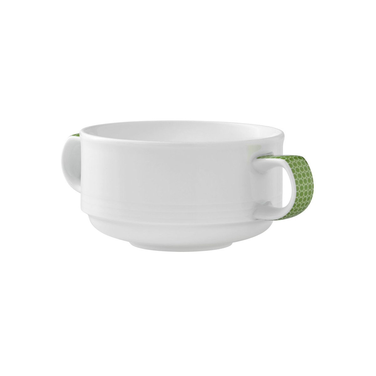 Bauscher Care, Invita Colors : 490072 Punkte Apfelgruen - Suppen-Obere stpb., 0,27 ltr.