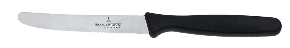 Picard & Wielpütz, Gourmet 6660 - Brotzeit-, Pizzamesser schwarz 22,2 cm