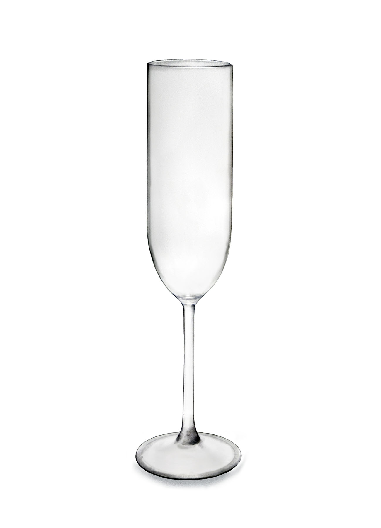 Aku, Mehrweg - Sektglas 100 ml m. F 0.1 ltr. |-|, Polycarbonat, D: 8,3 cm, H: 21 cm, Fb. Glasklar