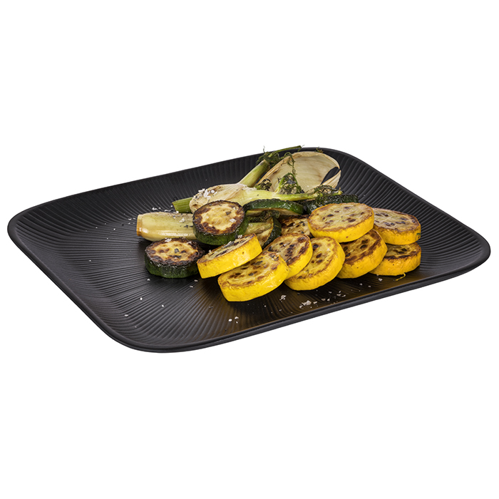 GN 1/2 Tablett NERO, Melamin, 32,5 x 26,5 cm, H: 2,5 cm, Fb. schwarz