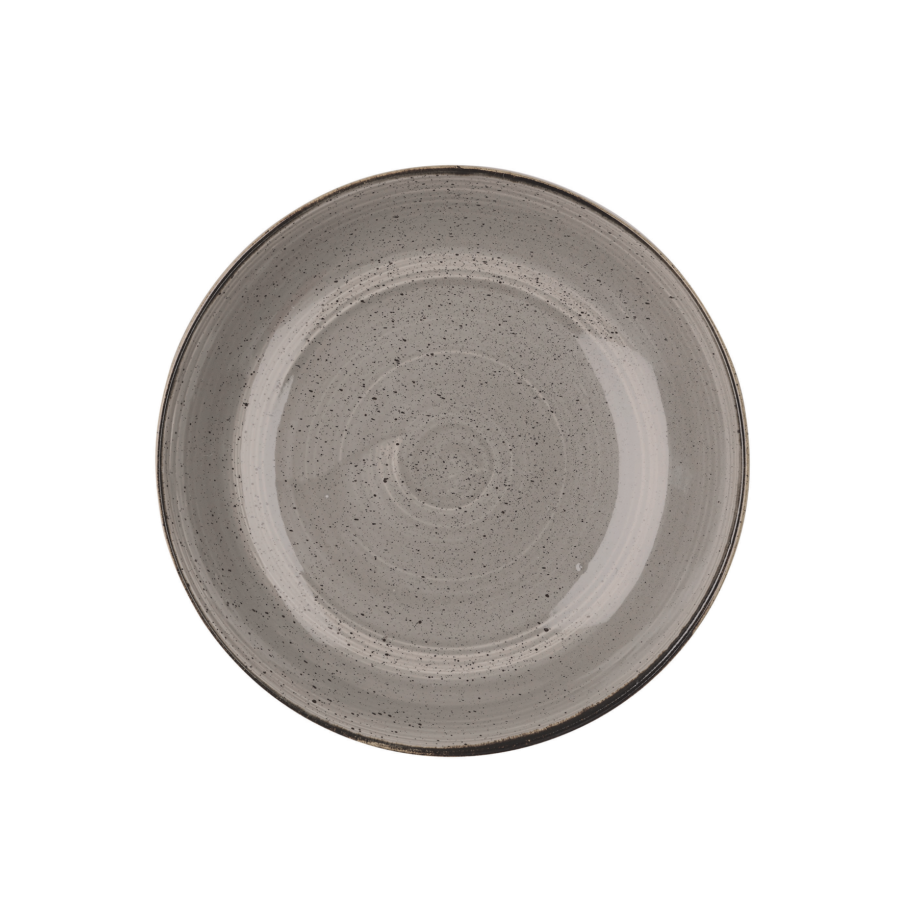 Churchill, Stonecast : Peppercorn Grey - Teller tief Coup, 31 cm/ 2,4 ltr.