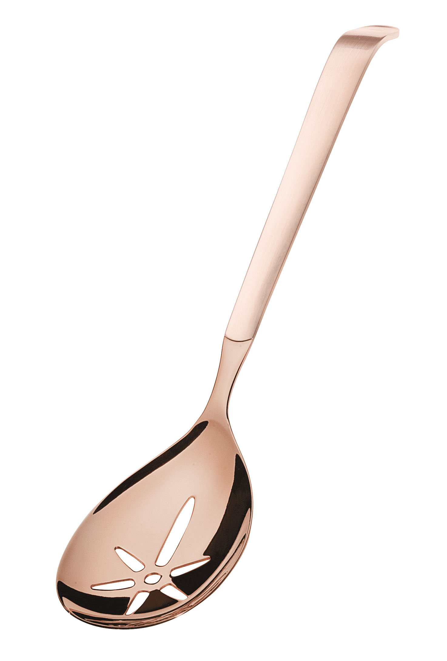 Amefa, Buffet 1319 : PVD Kupfer - Chafing-Löffel geschlitzt 317 mm