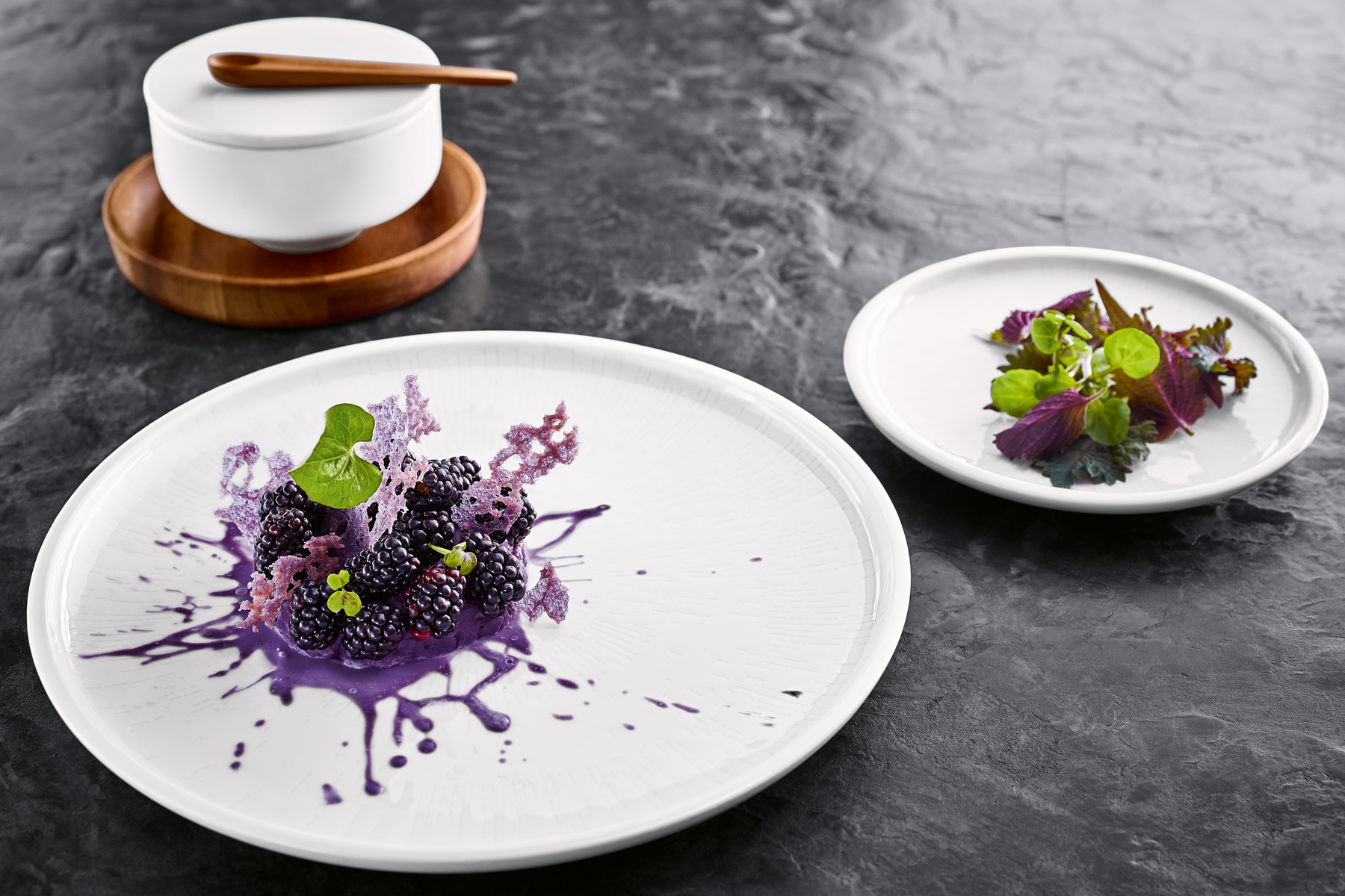 Schönwald, Shiro : Struktur - Espresso-Untere, weiss, 12,6 cm