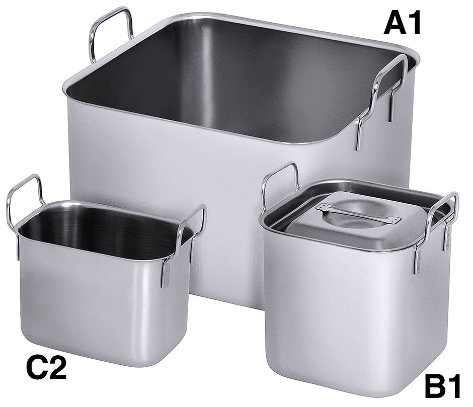 Bain-Marie-Einsatz 9 l Serie A / groß, I: 9 ltr., 24 x 24 x 16 cm