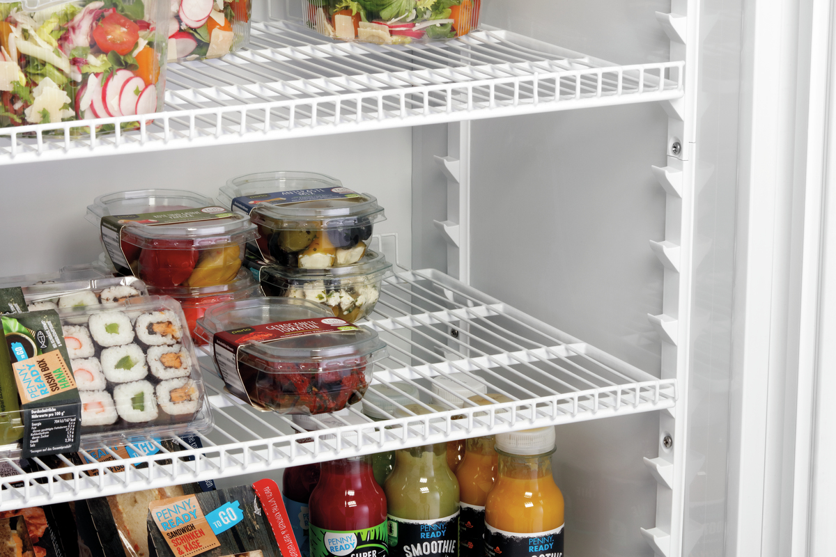 Glastürenkühlschrank 302L WB