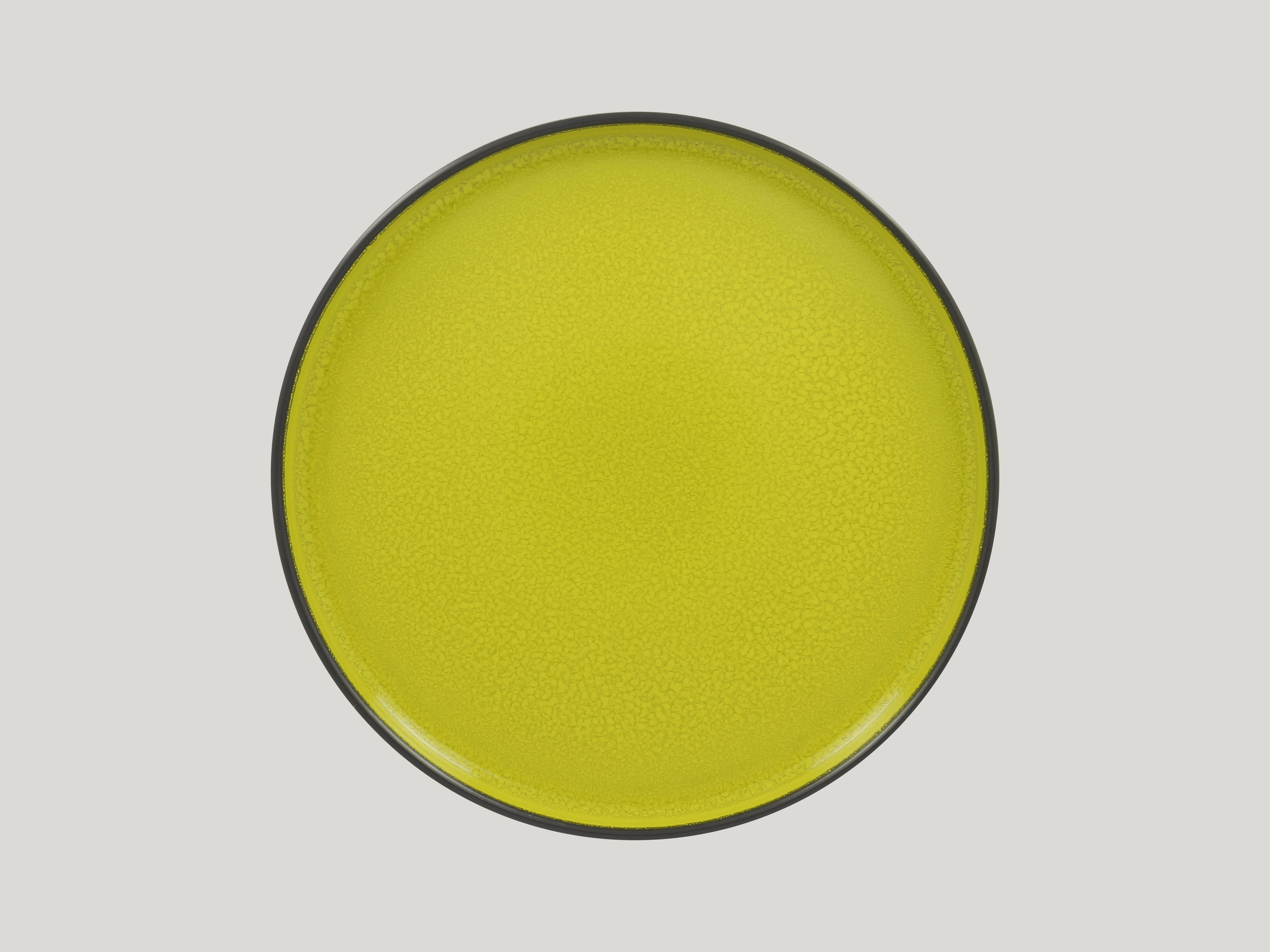 RAK, Fire : Green - Teller flach, senkrechter Rand, 26,7 x 2,6 cm