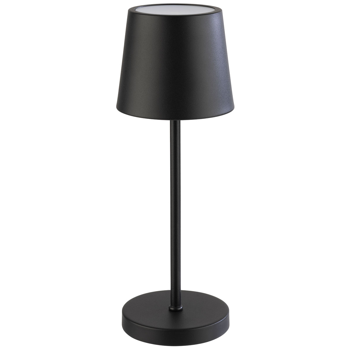 Tischleuchte MERLE MINI, Metall, Farbe: schwarz 1x LED 1,0 W / 100 lm, dimmbar in 3 Stufen, D: 9 cm, H: 25 cm