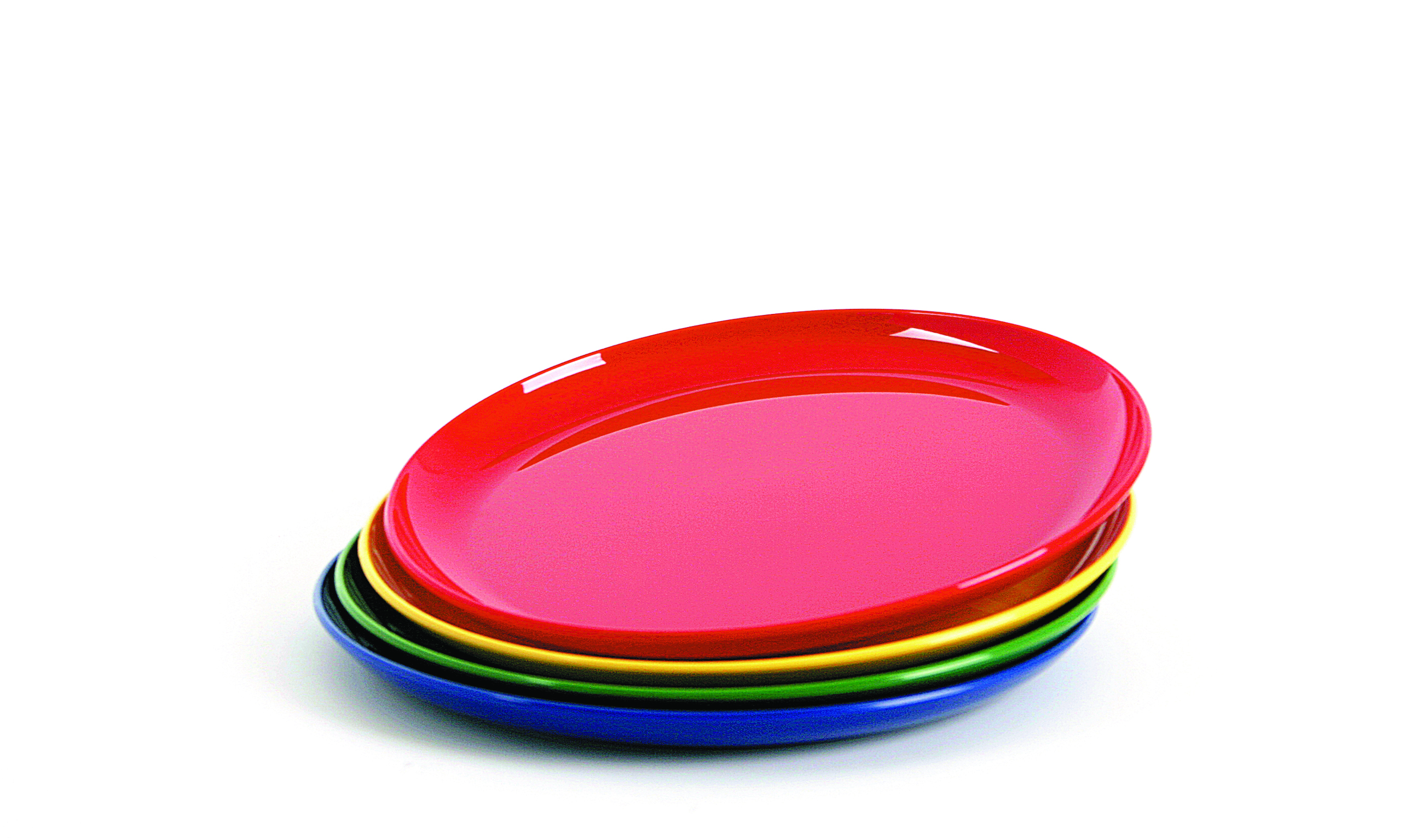 Dessertteller PP, uni, blau, D: 19 cm