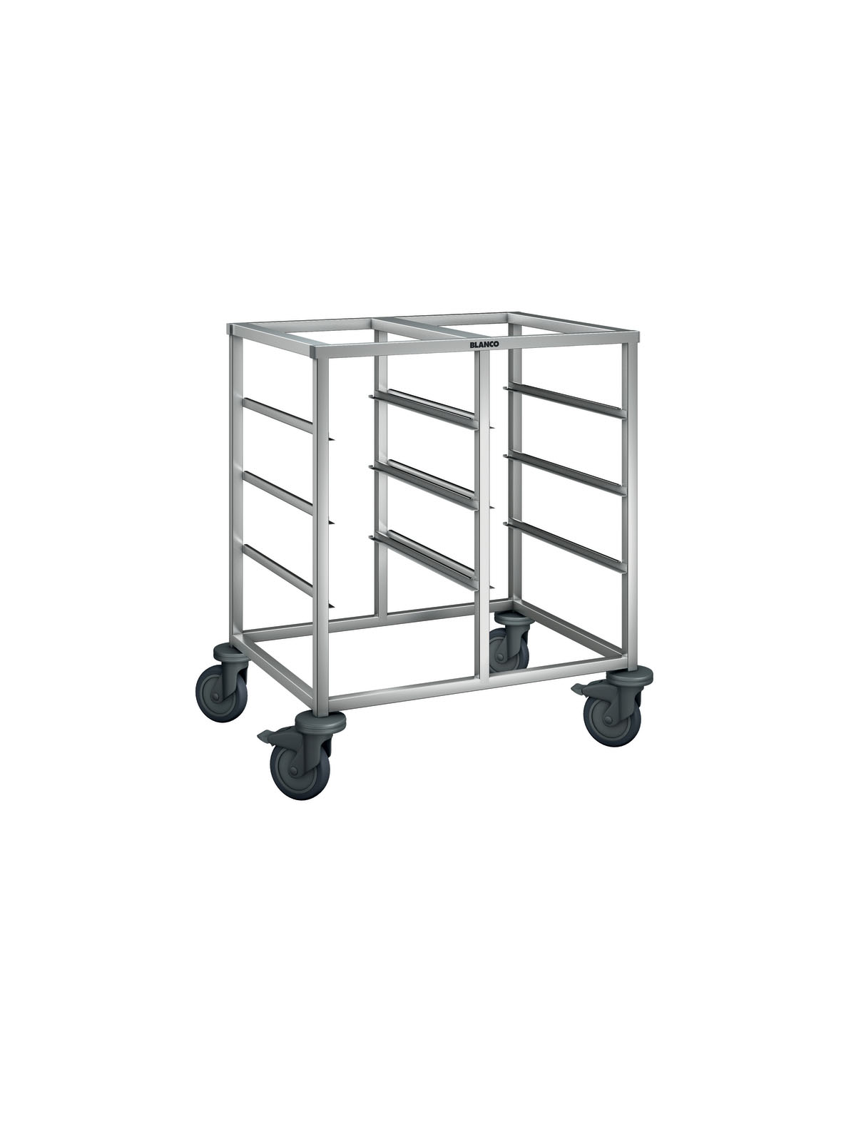 Regalwagen 2-teilig RWR 2, Kap.: 8 GN 1/1, Trgf.: max. 60 kg, LxBxH: 81,2 x 62,5 x 90 cm