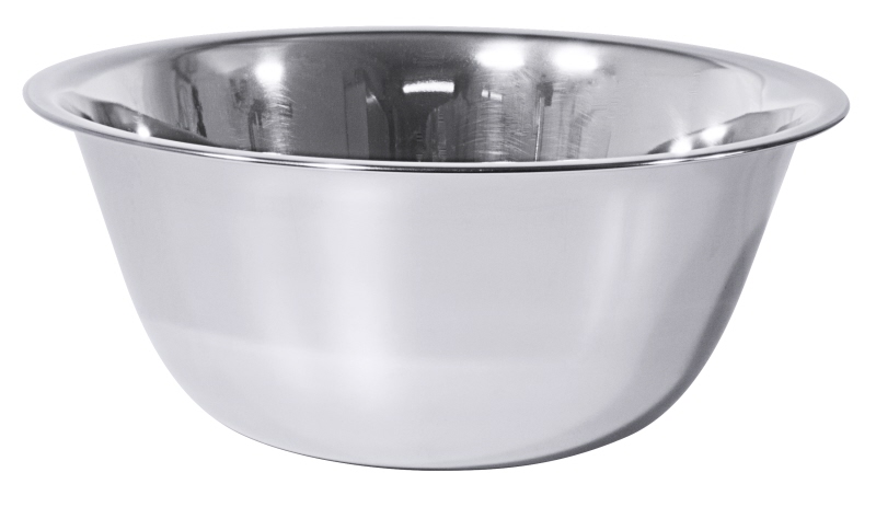 Schüssel leicht, bauchig, I: 3 ltr., D: 24 cm, H: 10 cm, Edelstahl