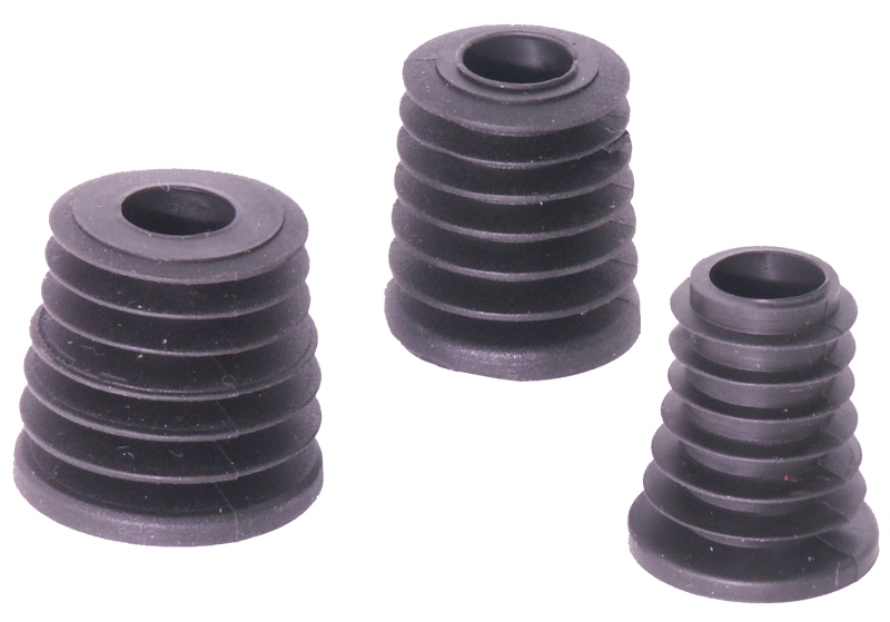 Wechselpfropfen für 0,75 l-Flaschen, schwarzer Kunststoff, L: 3,2 cm, D: 2,7 cm