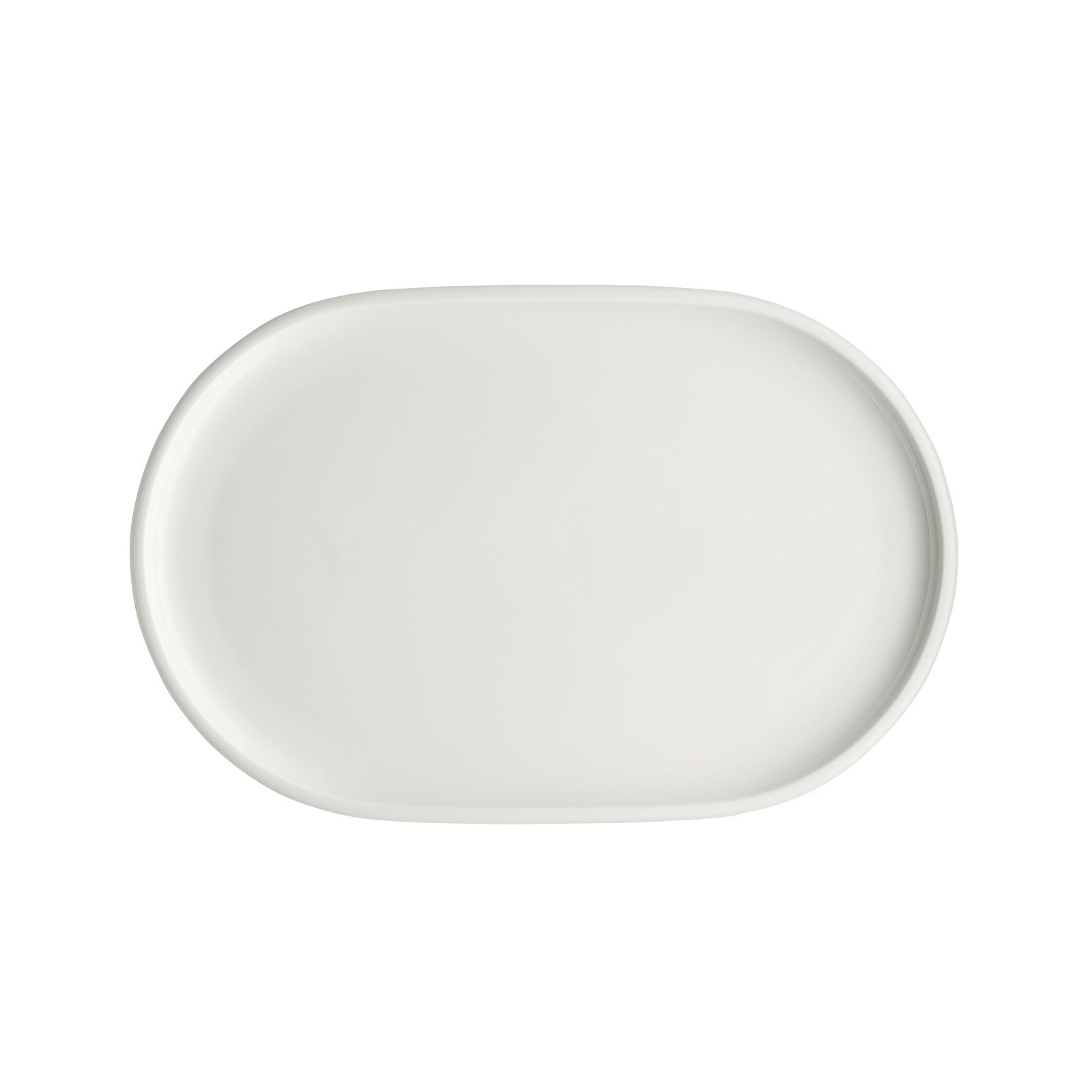 Schönwald, Shiro - Platte oval, coup, uni, weiss, 30 x 19 cm