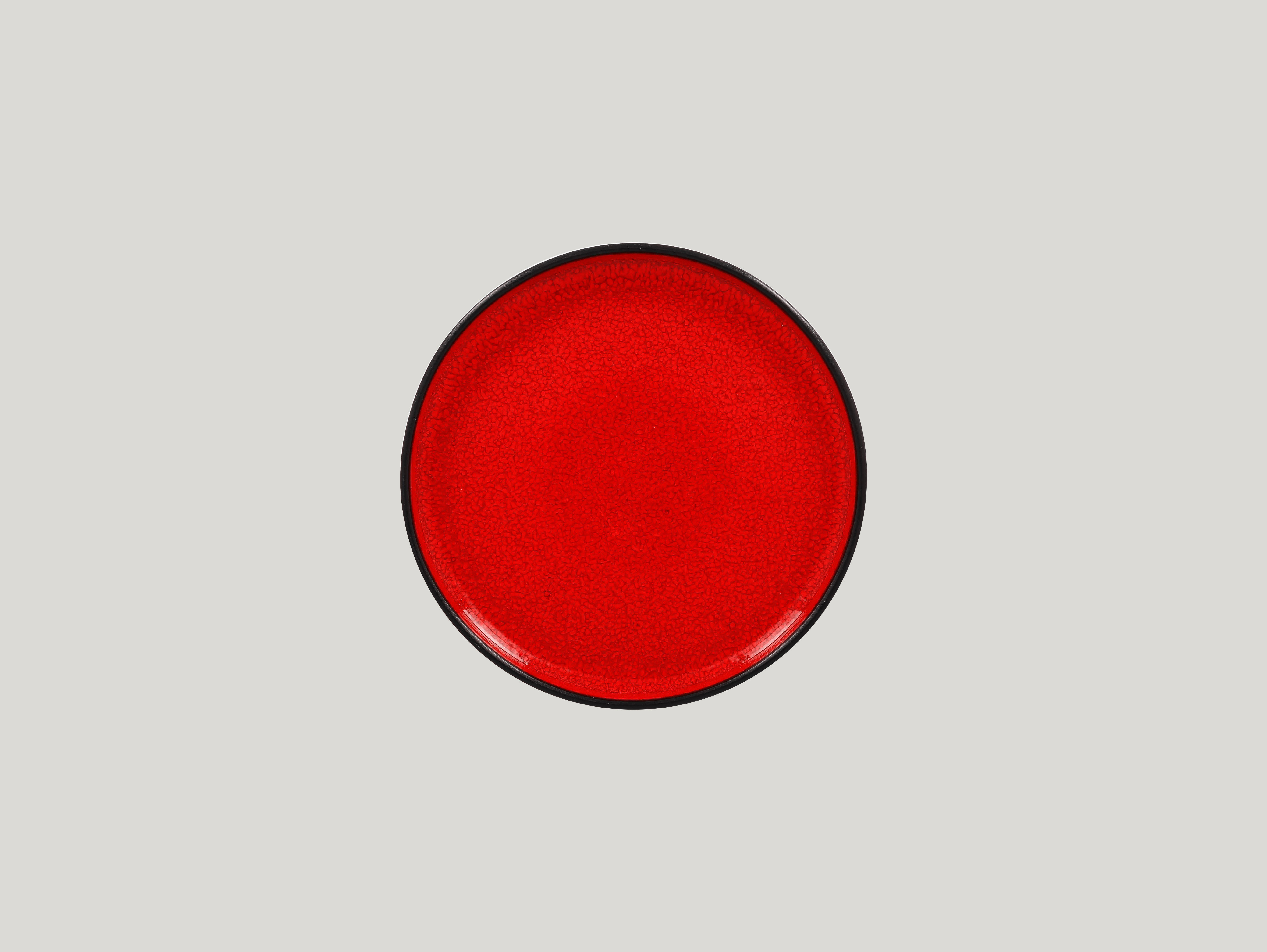 RAK, Fire : Red - Teller flach, senkrechter Rand, 19,8 x 2,4 cm