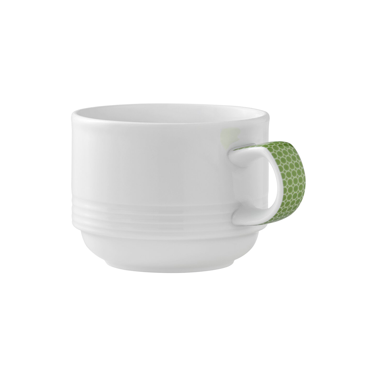 Bauscher Care, Invita Colors : 490072 Punkte Apfelgruen - Kaffee-Obere stpb., 0,18 ltr.