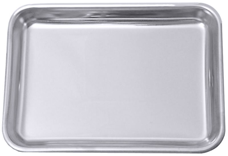 Auslageschale, EdSt. 18/10, matt poliert, 26 x 18 x 2,5 cm