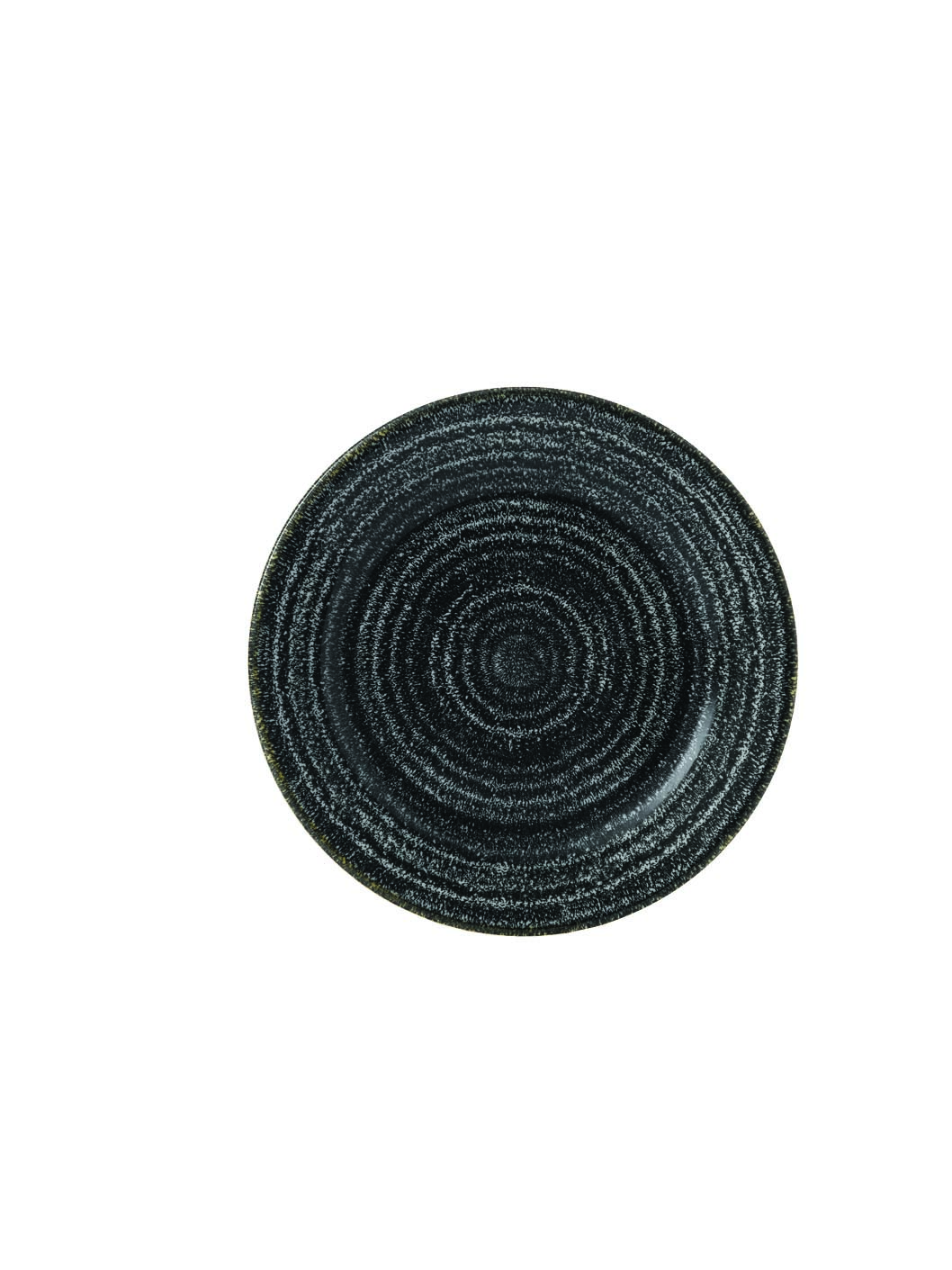 Churchill, Homespun : Charcoal Black - Teller flach Fahne, 17 cm