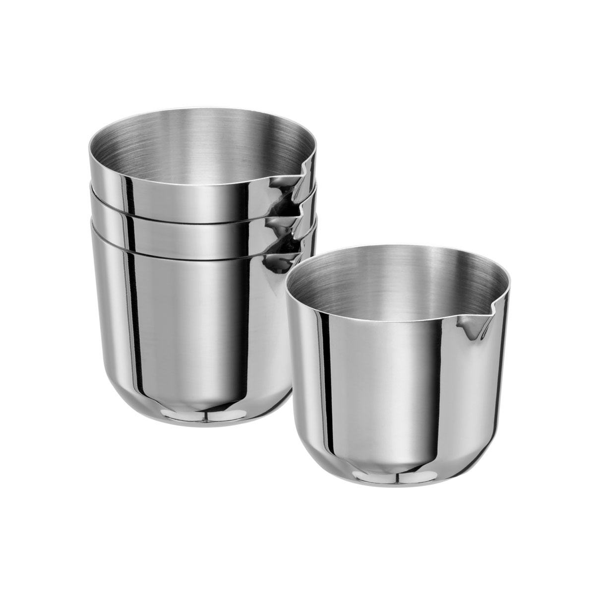 Giesser ALLURE, 4er-Set, 18/ 8 Edelstahl, D: 4,5 cm, H: 4 cm, I: 30 ml