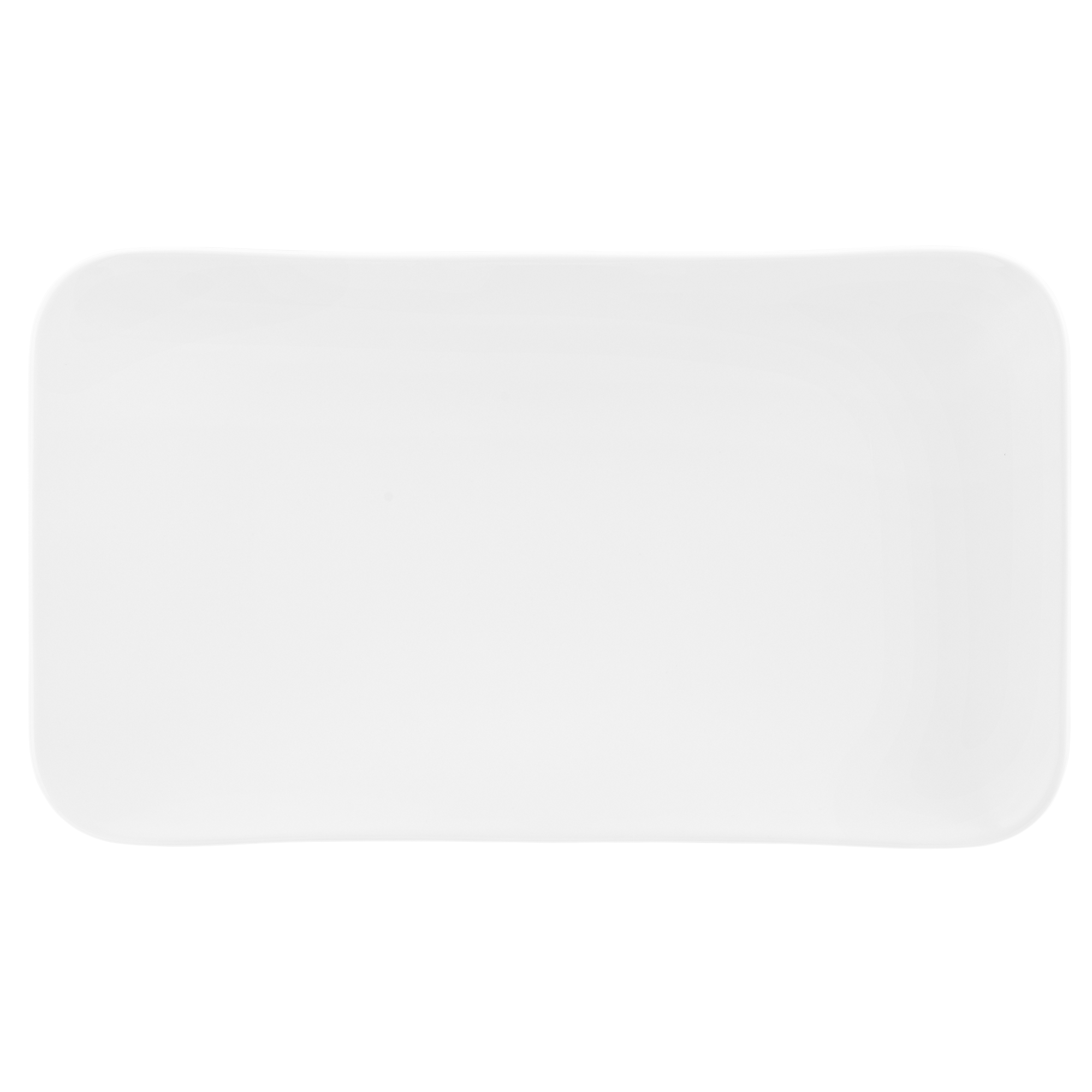 Seltmann Weiden, Coup Fine Dining - Coupteller flach rechteckig M5385, weiss, uni, 35 x 20 cm