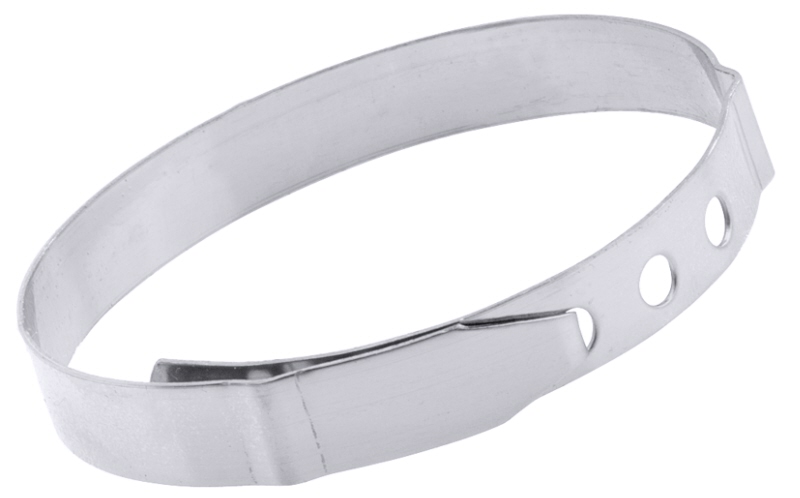 Rouladenringe aus Edelstahl, Dmin: 4,3 cm, Dmax: 6 cm, B: 0,7 cm