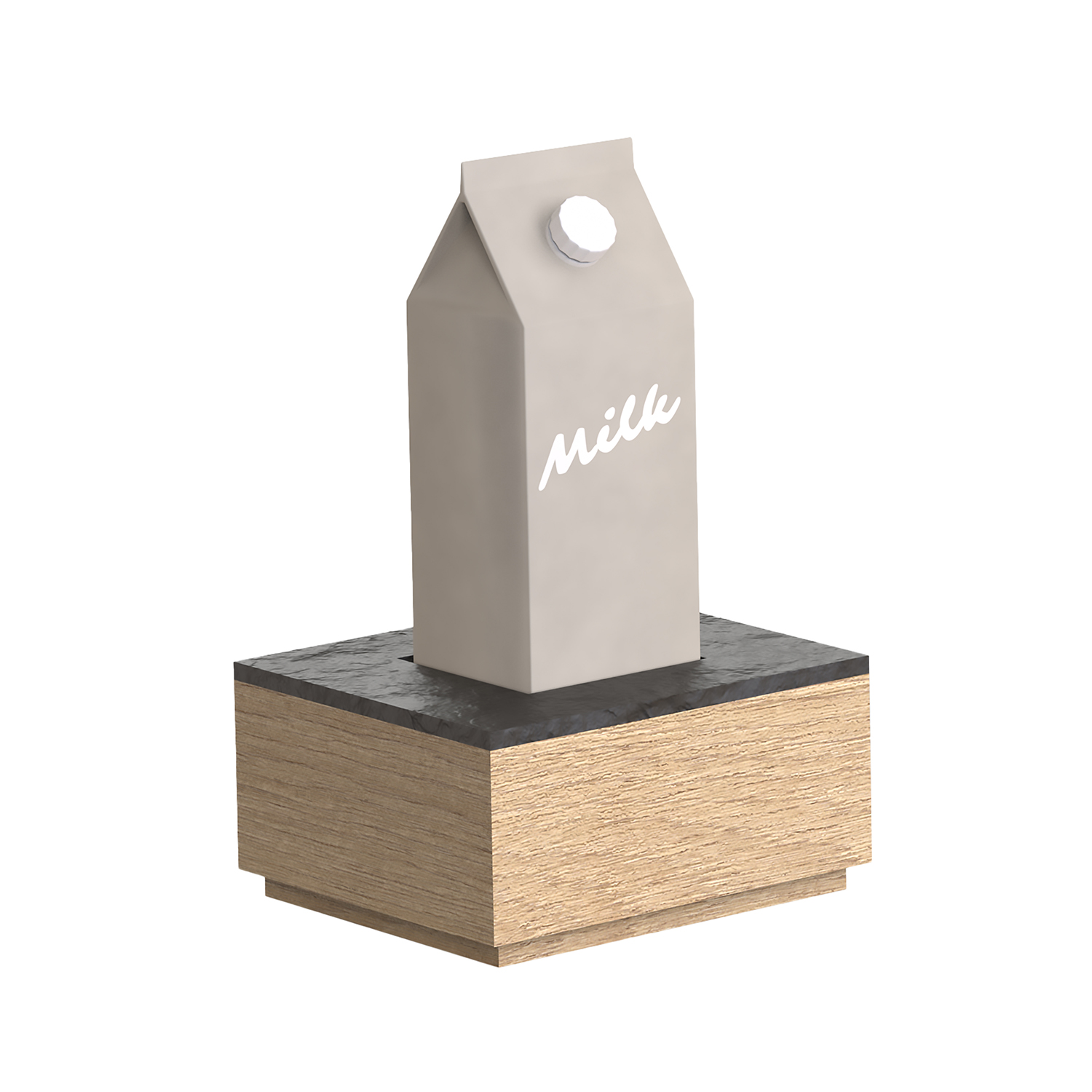 GN 1/6 Naturschieferplatte, 17,6 x 16,2 cm