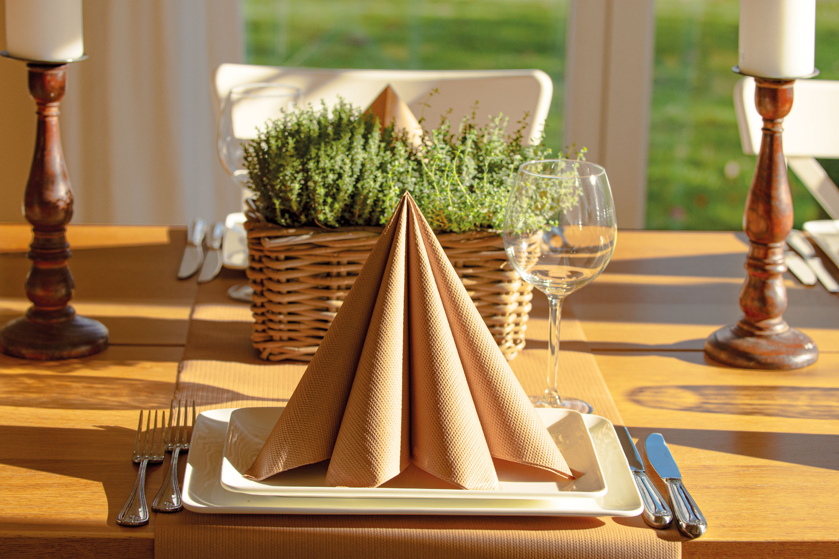 Servietten - MALAGA Prägedruck Linclass-Premium 40 x 40 cm