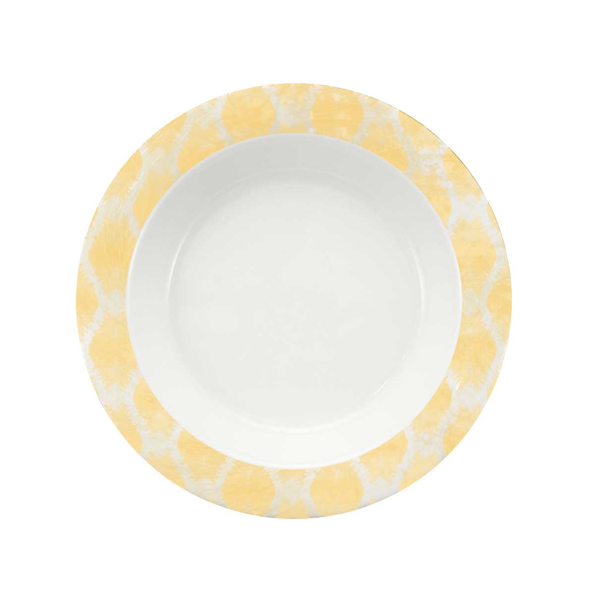 Bauscher Care, Calmera : 426387 Yellow - Spezialteller tief rund Fahne, 23 cm