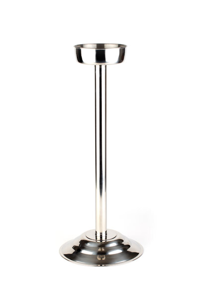 Weinkühler-Ständer D: 15 / 28 cm, H: 68 cm, Edelstahl, hochglanzpoliert geeignet für alle APS Wein