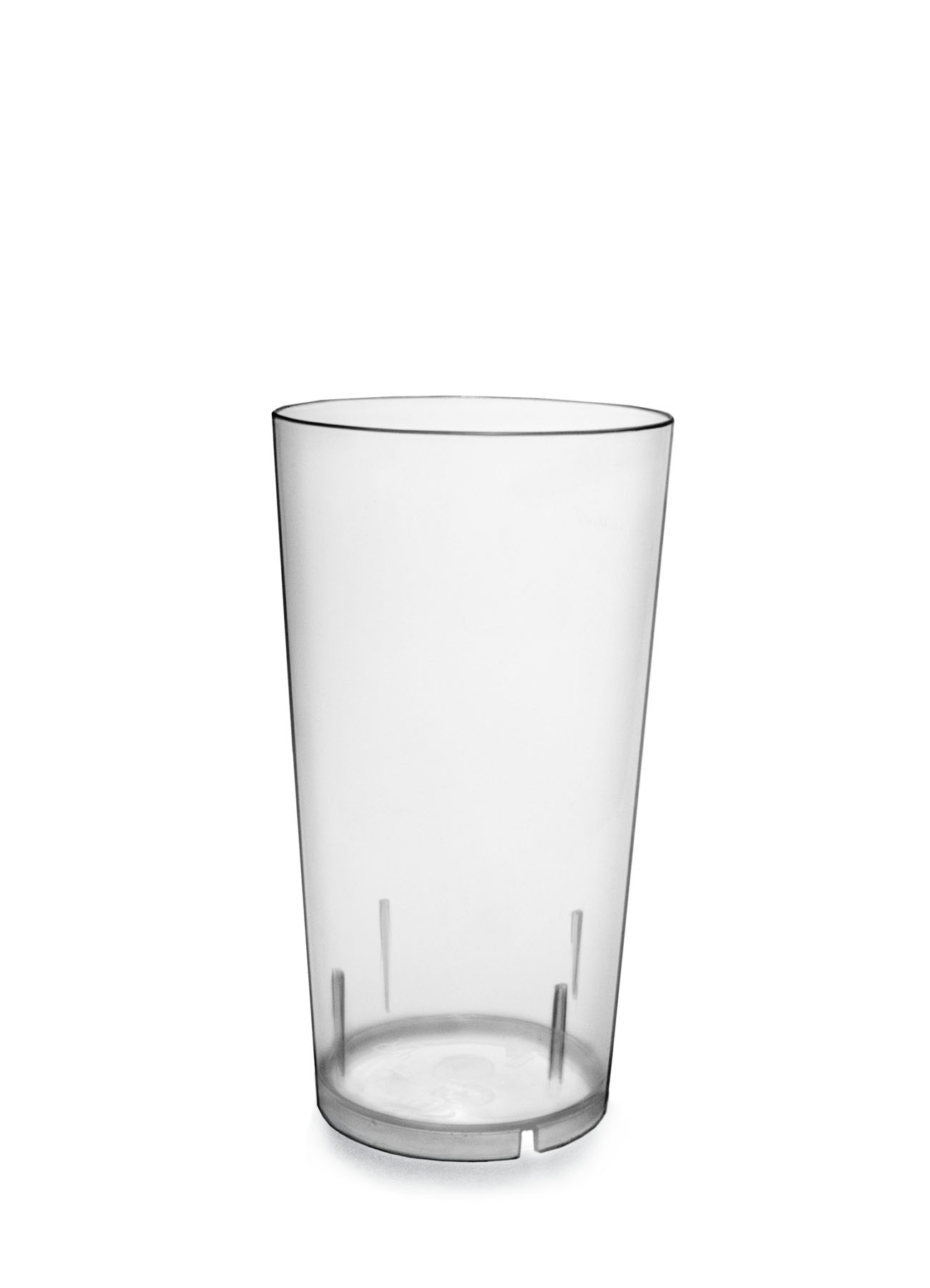 Aku, Mehrweg - Trinkbecher 300 ml m. F 0.3 ltr. |-|, Polypropylen, D: 7,1 cm, H: 13,4 cm, Fb. Milchig