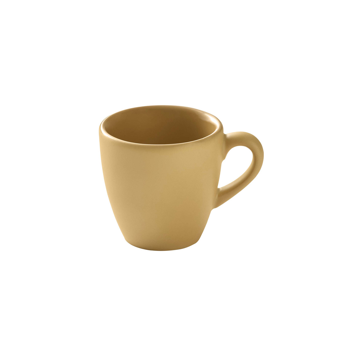 Bauscher, Sandstone : Dekor 700667 Dark Yellow Uni - Espresso-Obere hoch 0,09 ltr.