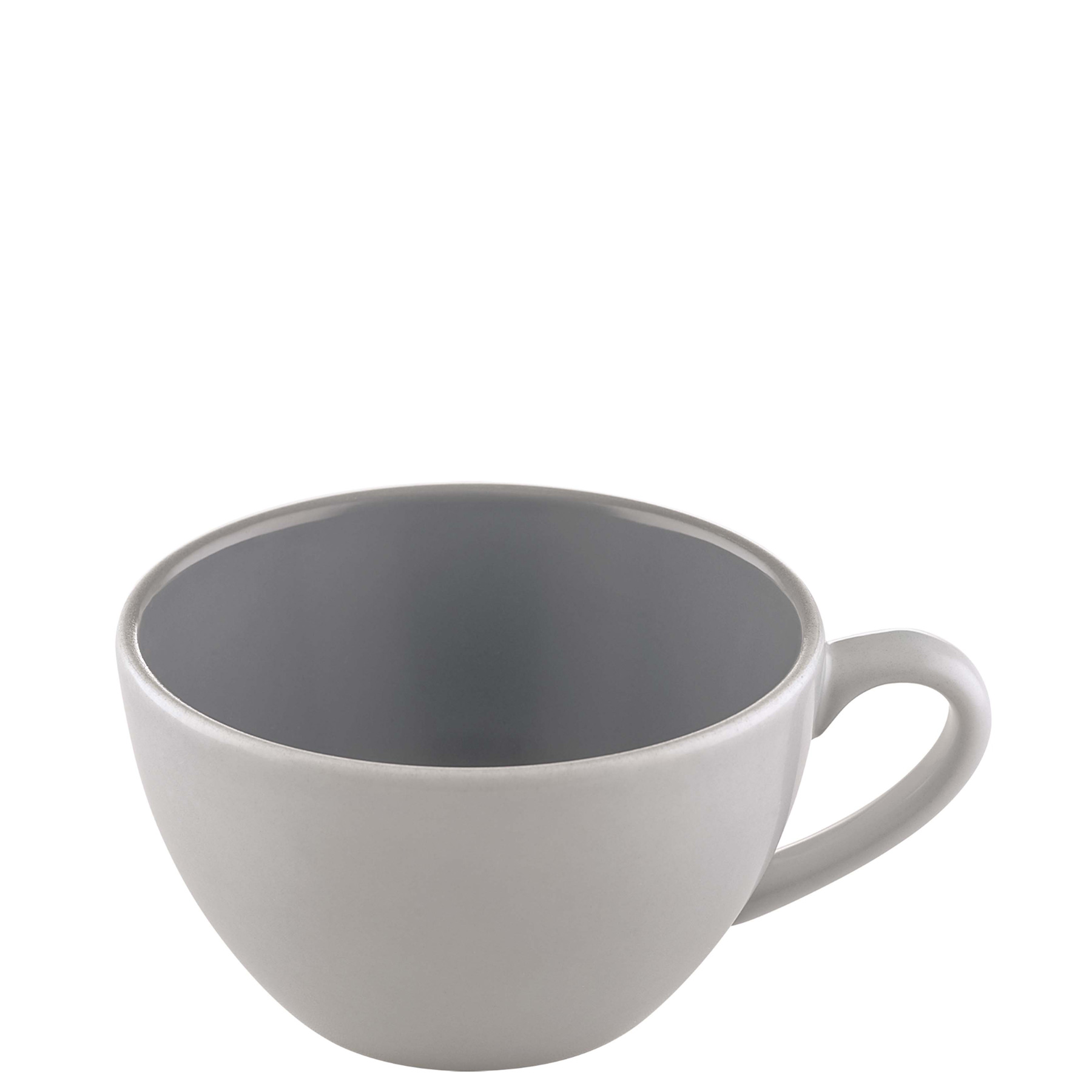 Bauscher, Sandstone : Dekor 700562 Gray Uni - Cappuccino-Obere nieder 0,25 ltr.