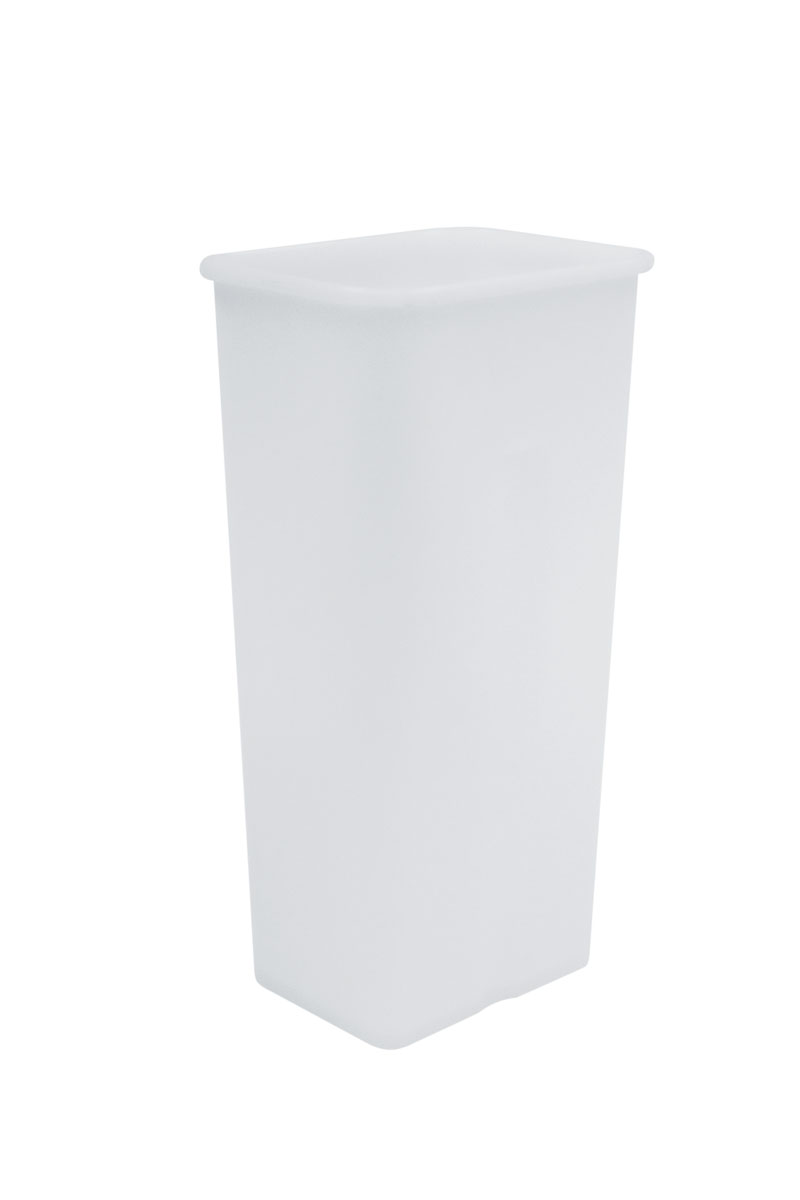 Vorratsdose stapelbar, PP weiss, 155 x 120 x 340 mm/ 5 ltr.