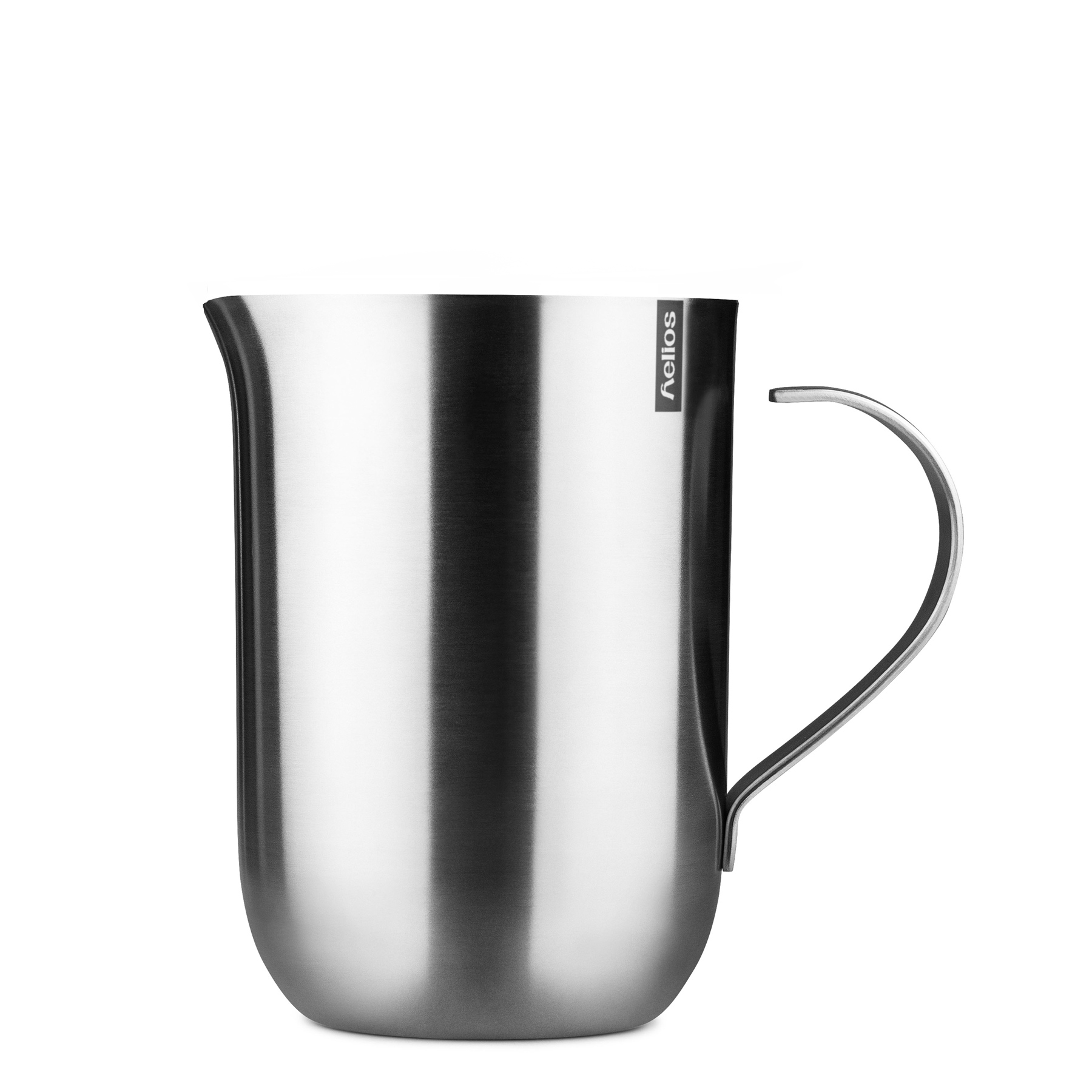 Helios, Serve Milk - Kännchen m. Henkel, Edelstahl matt, 0,5 ltr.