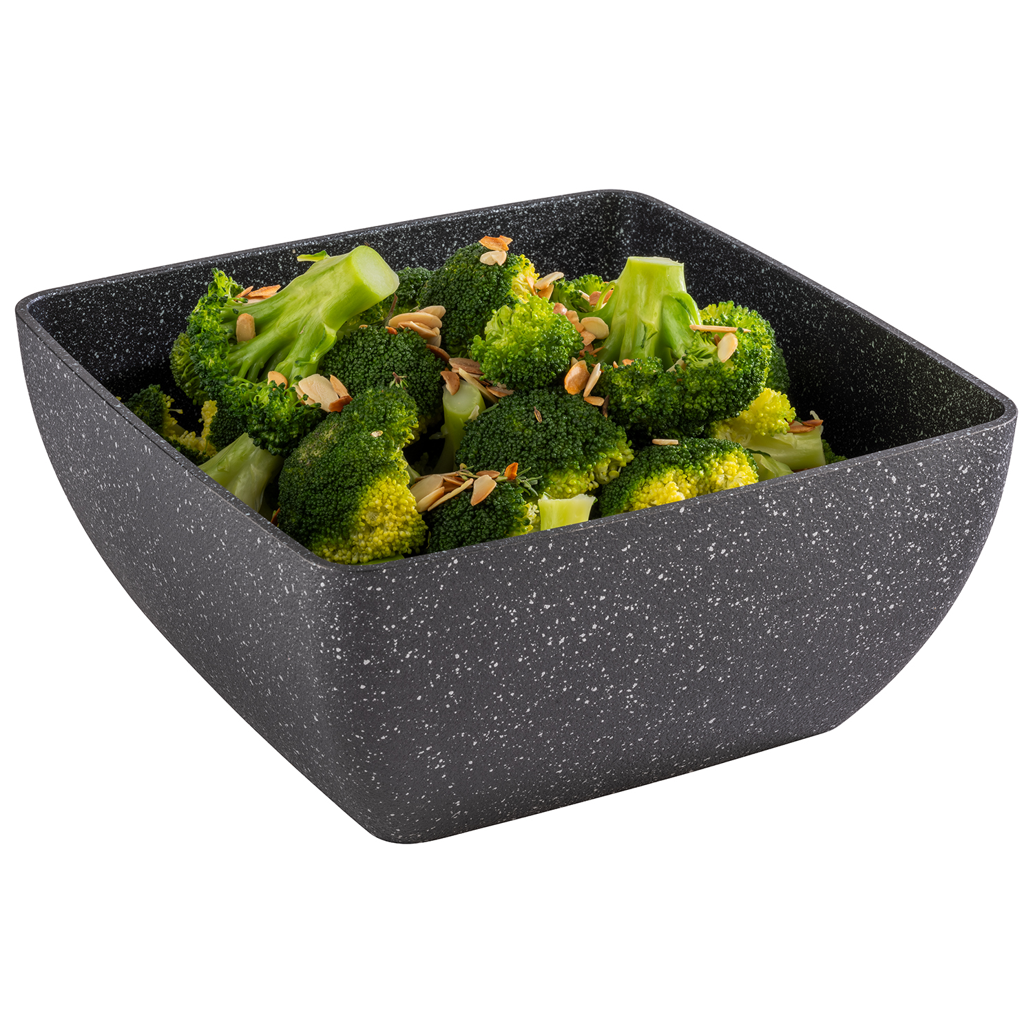 Schale FROSTFIRE, Aluminium, antihaftbeschichtet, 25 x 25 cm, H: 12 cm, Farbe:schwarz-silber