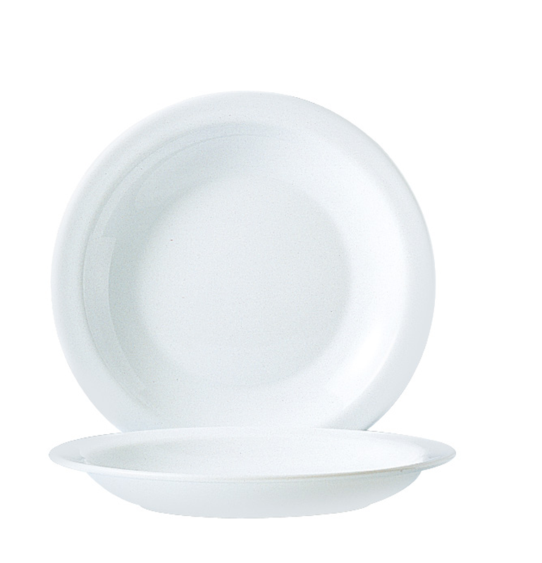 Arcoroc, Hoteliere - Teller tief, uni, weiss, 22,5 cm