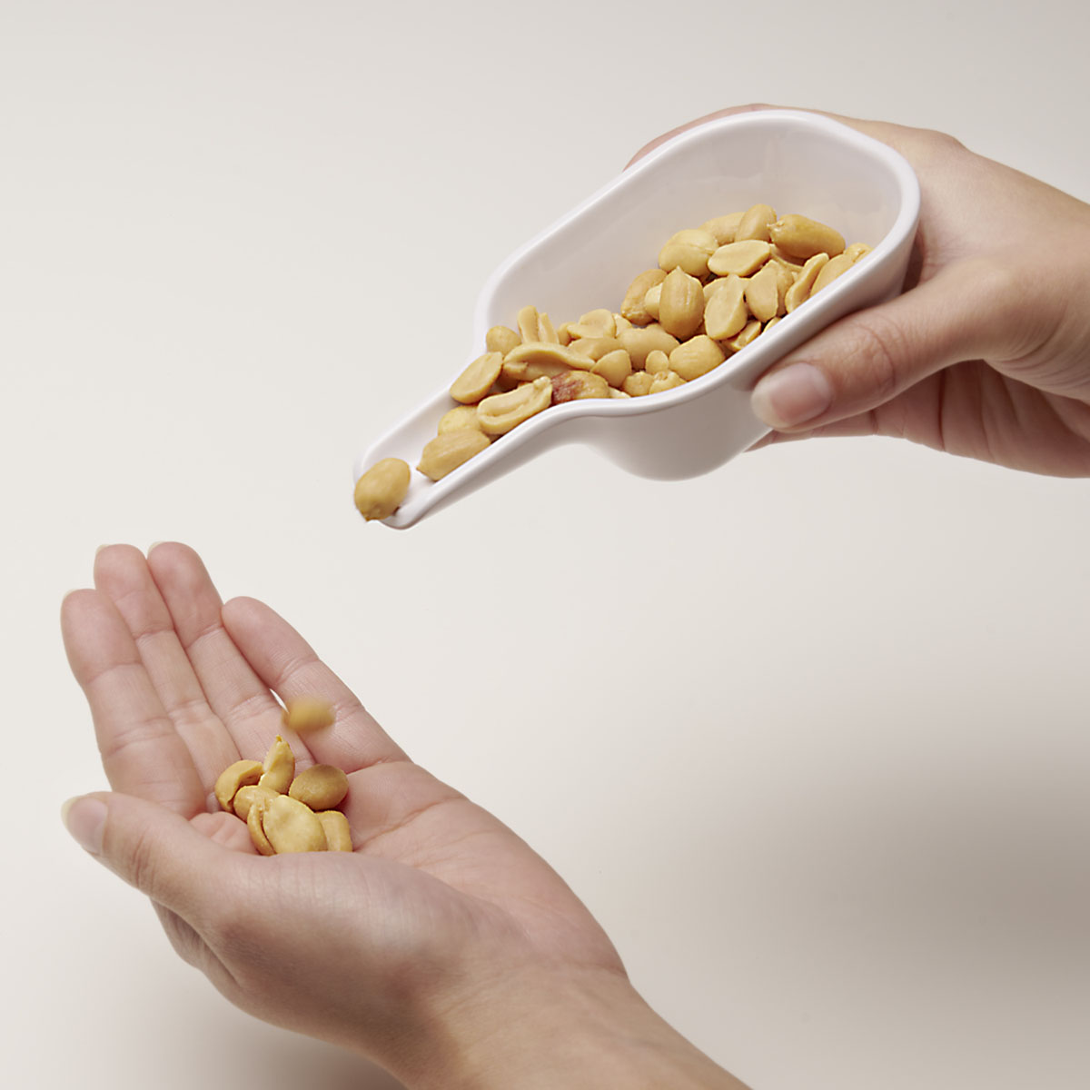 Schale TASTE, mit Loeffelablage, Melamin, weiss, 13,5 x 7,5 cm, H: 4 cm, I: 0,05 ltr.