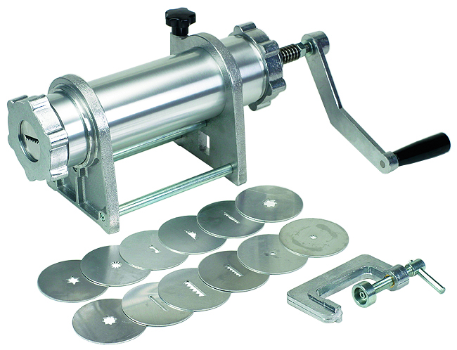 Gebäckspritze aus Aluminium, 500 x 200 x 190 mm