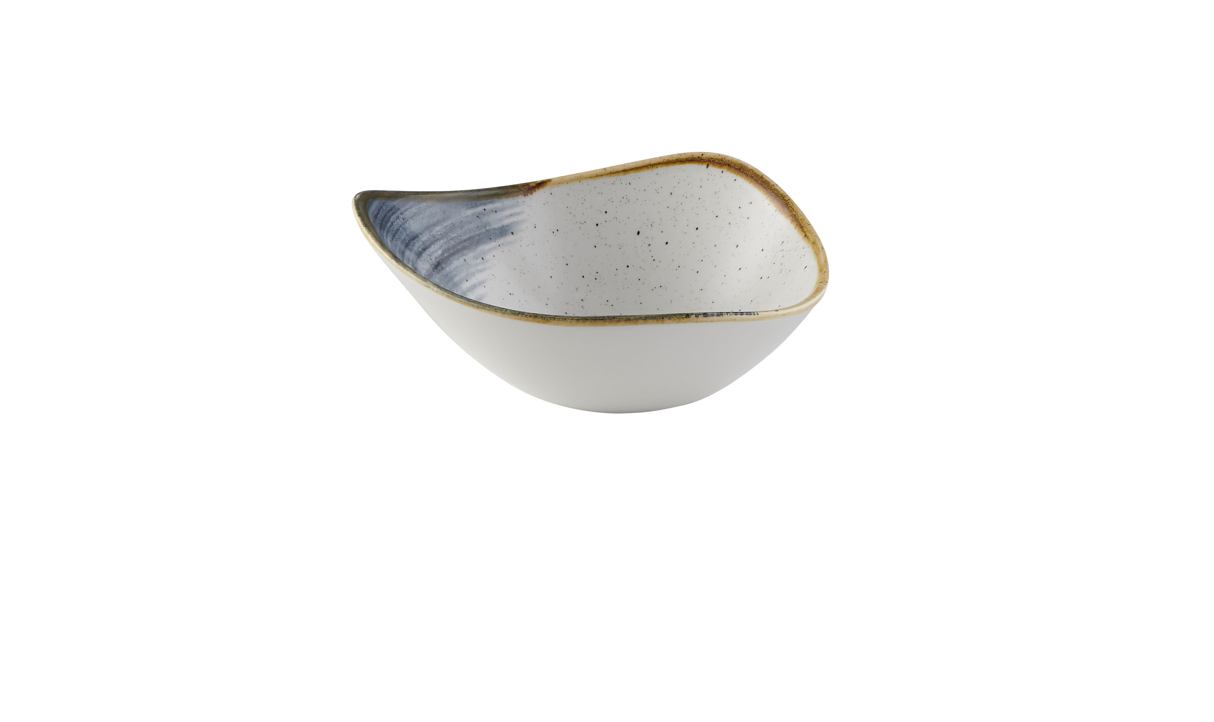 Churchill, Stonecast Accents : Blueberry - Schale dreieckig, 18,5 cm/ 0,37 ltr.