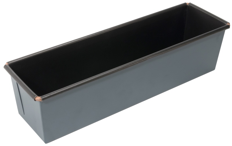 Antihaft-Kastenform glatt, PTFE beschichtet, Stahl, I: 2 ltr., 30 x 8 x 8 cm