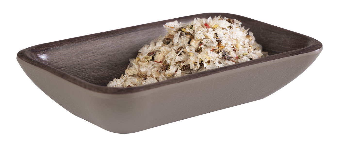 Schale OAK 11,5 x 7 cm, H: 2,5 cm, Melamin, Eichenoptik