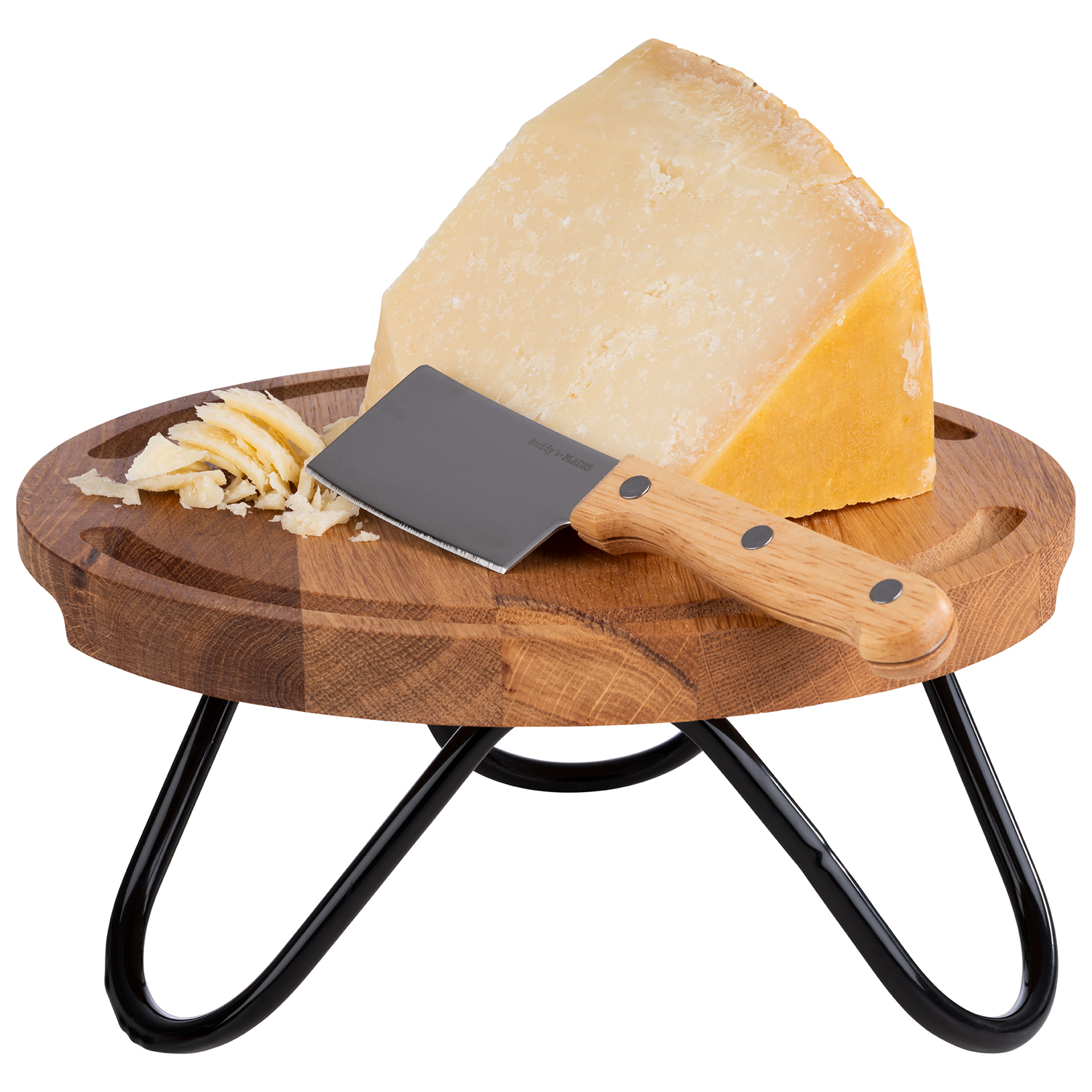 Buffetständer WAVE, PVC, Metall schwarz, Antirutschbeschichtung, D: 20 cm, H: 9,5 cm