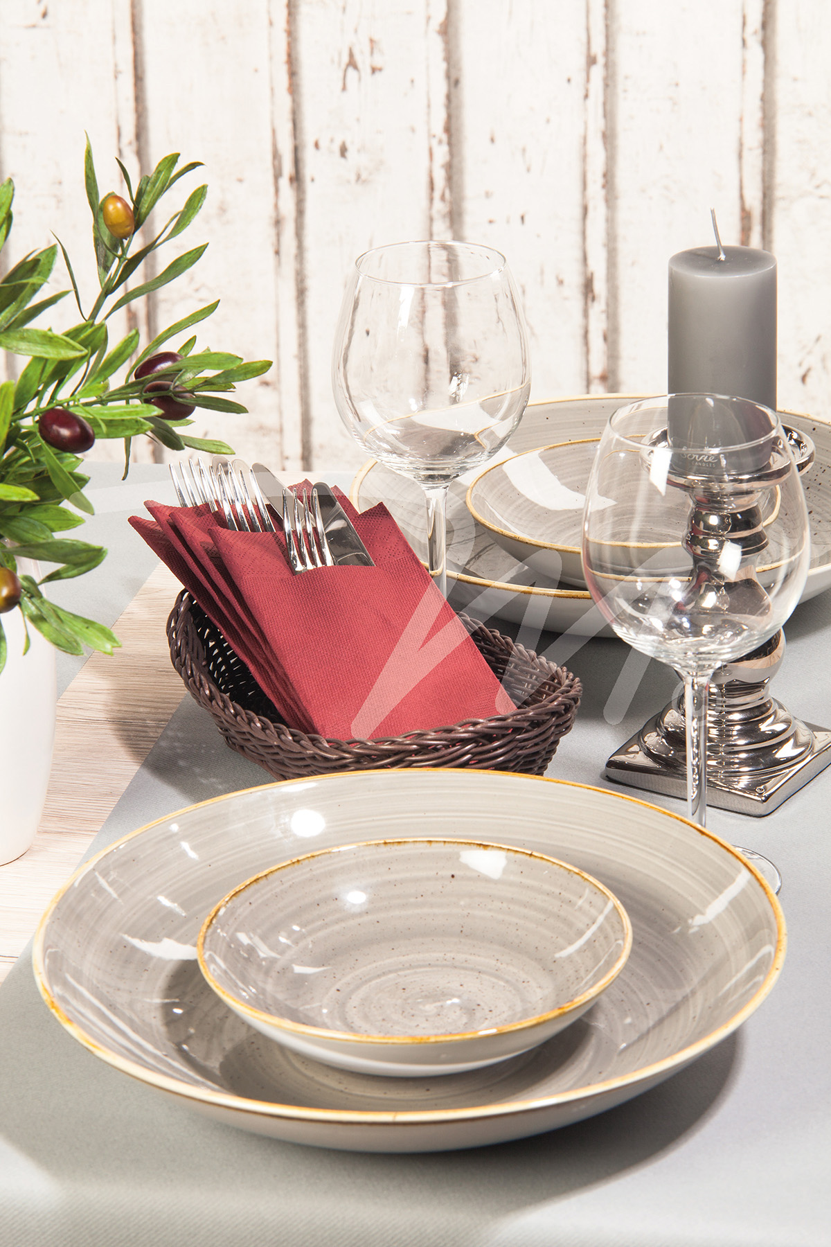 Pocket Napkins - BASIC UNI Linclass-Premium 40 x 40 cm