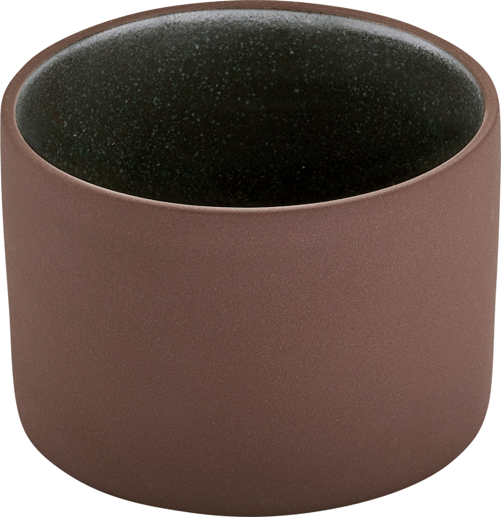 Playground, Steinzeug - 2in1 ARTISAN : Bowl/ Plateau braun-schwarz, 10 x 6,9 cm/ 0,38 ltr.